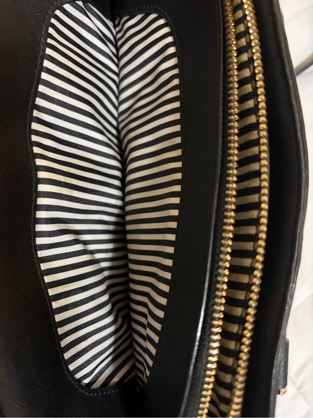 kate spade Black Saffiano Dome Satchel with Detachable Strap - Picture 9 of 9